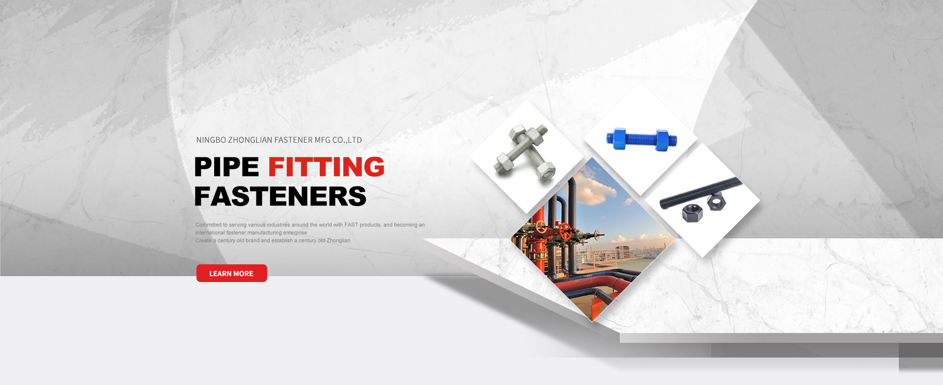Pipe Fitting Fasteners